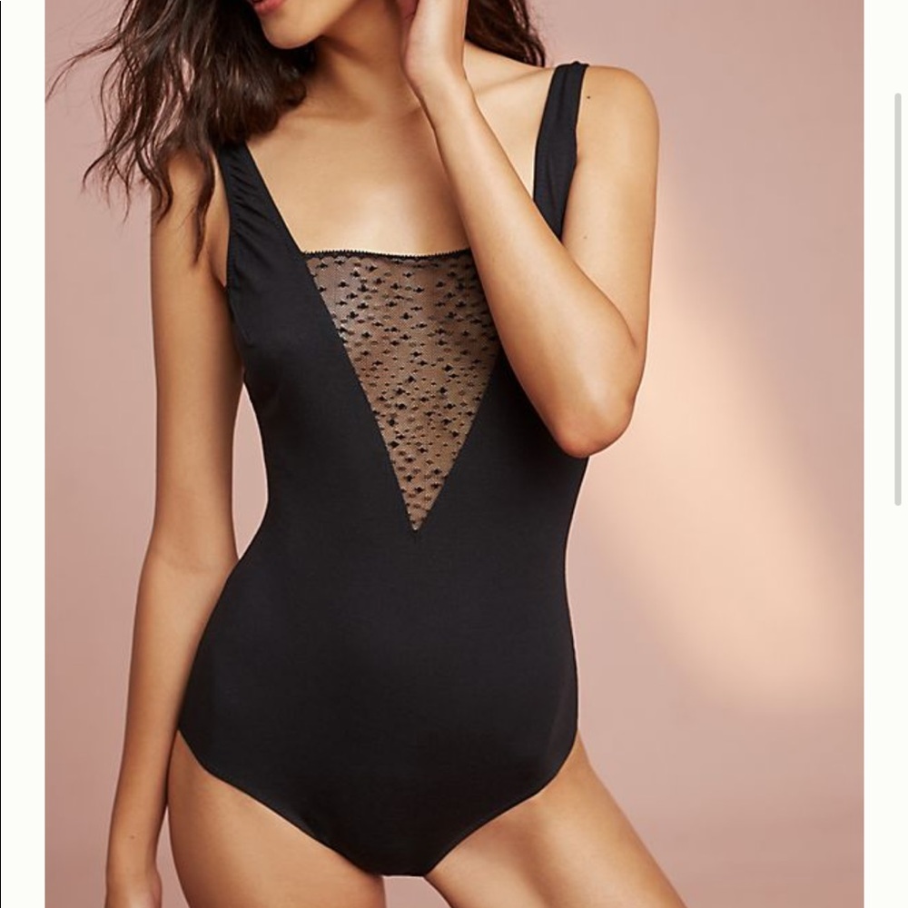Lace Tank Bodysuit by Eberjey